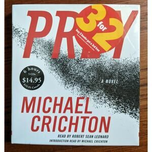 NEW PREY by Michael Crichton Audiobook CD 5 Discs